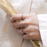 [CCNMADE] 菊 Silver Ring (Pink) (6691071656054)