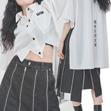 ROUGH DENIM SKIRT (6628189208694)