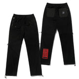 BLEND FLEECE JOGGER PANTS GREY MULTI / BLACK MULTI / BLACK (4626276352118)