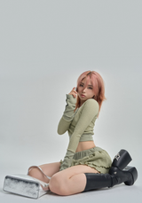 リンクルフリルスカート
