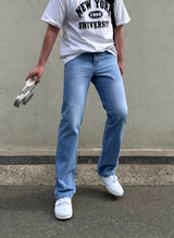 NEVER SEMI DENIM PANTS(S~XL)