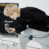 オーバーフィット M ロングスリーブT/OVERFIT M LONG-SLEEVED T-BLACK