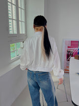 サテン ヴァーシティ ブルゾン / Satin varsity blouson (3color)