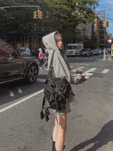 (UNISEX) ベーシックツーウェイ起毛フード