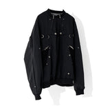 マルチファンショナルジッププルオーバージャケット / MULTI FUNTIONAL  ZIP PULLOVER JACKET_BK