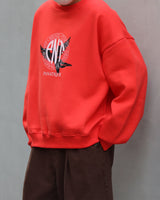 オーバーフィットロゴスウェットシャツ/Overfit Panatique Logo Sweatshirt_2color