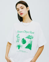 ネイチャーオブジェクトTシャツ/NATURE OBJECT TSHIRT-WHITE