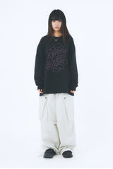 Running pigment dying long sleeve