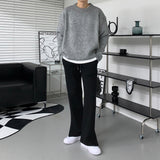 UI ブーツカットスリットパンツ / UI Bootcut Slit Pants (2 colors)