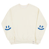 エルボー スプレー ドット スマイル ドローイング スウェットシャツ / Elbow Spray Smile Drawing Sweatshirt