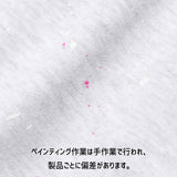ハートプリンティングペインティングスウェットシャツ
