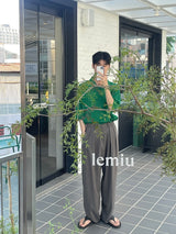 Berlin tension semi-wide slacks