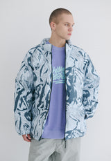 パファーウェルロンジャケット/BSR2223FWJK010 DSXBR PUFFER WELLON JACKET PASTEL PURPLE