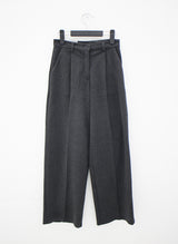 ブラッシュワンピンタックスラックス/No.5235 Brushed one-pin tuck slacks (2color)