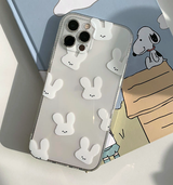 モチホワイトラビットフォーンケース / Mochi White Rabbit Phone Case