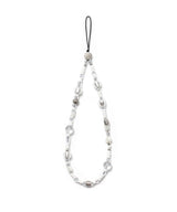 WHITE BALL PHONE STRAP (6643599507574)