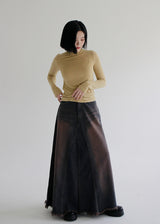 ダイイングロングスカート/no.451 Dying Long Skirt (2color)