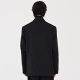 RELAXED DOUBLE JACKET (BLACK)