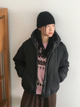 【MADE/7oz】ショート中綿フード付きウェロンバオリン