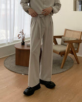 ツータック ベルト ジャンプスーツ / RO Two-Tuck Belted Jumpsuit (4 colors)