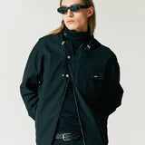 FRONT ARCH COVER HOODIE BLOUSON BLACK