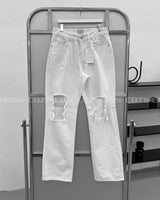 ニーディスミスホワイトデニムパンツ / MZ234 Knee Dismiss White Denim Pants