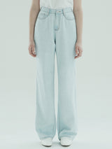 サマーワイドデニムパンツ / W1016 SUMMER WIDE DENIM PANTS_LIGHT BLUE