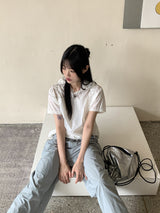 ヒューピンゴプコアナイロンストリング半袖フードTシャツ / Hupin Gopcore Nylon String Short Sleeve Hooded T-shirt