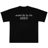 ベイビーフェイスハートボーイショートスリーブTシャツ ブラック