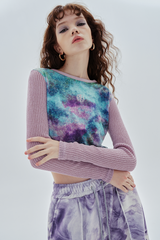 スペースTシャツ / space tee_lavender