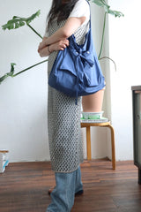 two pockets easy bag (blue)