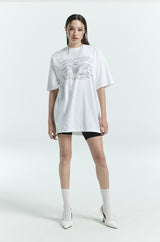 エンジェルキャットTシャツ/[i-ts21-009] ANGEL CAT T-SHIRT WHITE