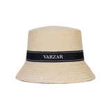 Ribbon paper bucket hat Beige