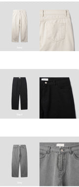 バリカチオン ワイドデニムジーンズ/Bali cation wide denim jeans 3color