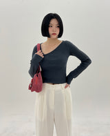 サラーアンボールドTシャツ/Sarah Unbald T-shirt (3color)