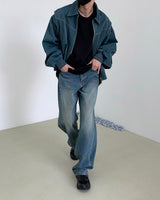 TNオイルウォッシュデニムパンツ / TN Oil Washing Denim Pants