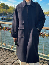ASCLO Hidden Pocket Wool Coat (3color)