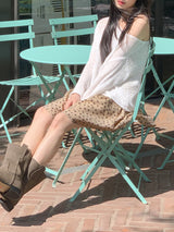 [5color]ジュエルサマーボートネック長袖ネットニット / Juel Summer Boat Neck Long Sleeve Net Knit
