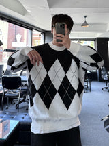 Never roil Overfit Argyle Knit