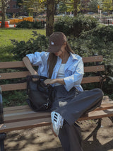 (UNISEX) ツーポケットコットンスタンダードシャツ