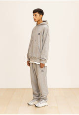 グレーティングエンブレムバックスリットジップパンツ / GRATING EMBLEM BACK SLIT ZIP PANTS