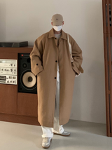 Nus. Wool Black Coat (베이지)