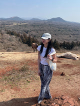 Silver dust pleats pants 