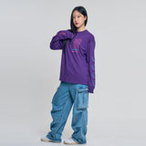 'Both Ends' Long Sleeve Shirt Purple