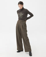 PLASTER CAST TURTLENECK KNIT-BROWN (6605055983734)