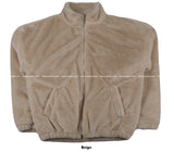 Pleddy Rabbit Fur Zip Up Jacket (5color) (6617705087094)