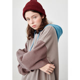 HOODIE LONG JERSEY DRESS_CHOCOLATE (6609953489014)