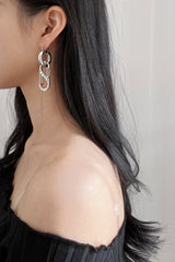 no.4ピアスシルバー / no.4 earring silver