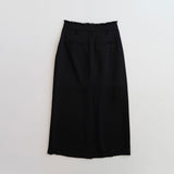 シアーマキシローライズスカート / SHEER MAXI LOWRISE SKIRT (WHITE)