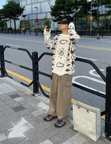 No.0449 ダイイングボタンワイドカーゴパンツ